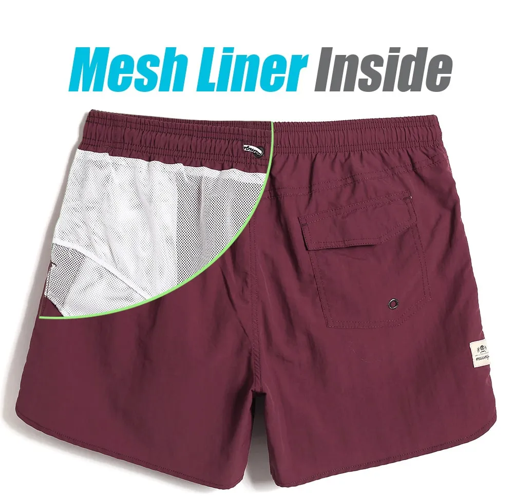 Ocean Spectrum Nylon Solid Color Swim Trunks sold by maamgic product image thumbnail 4