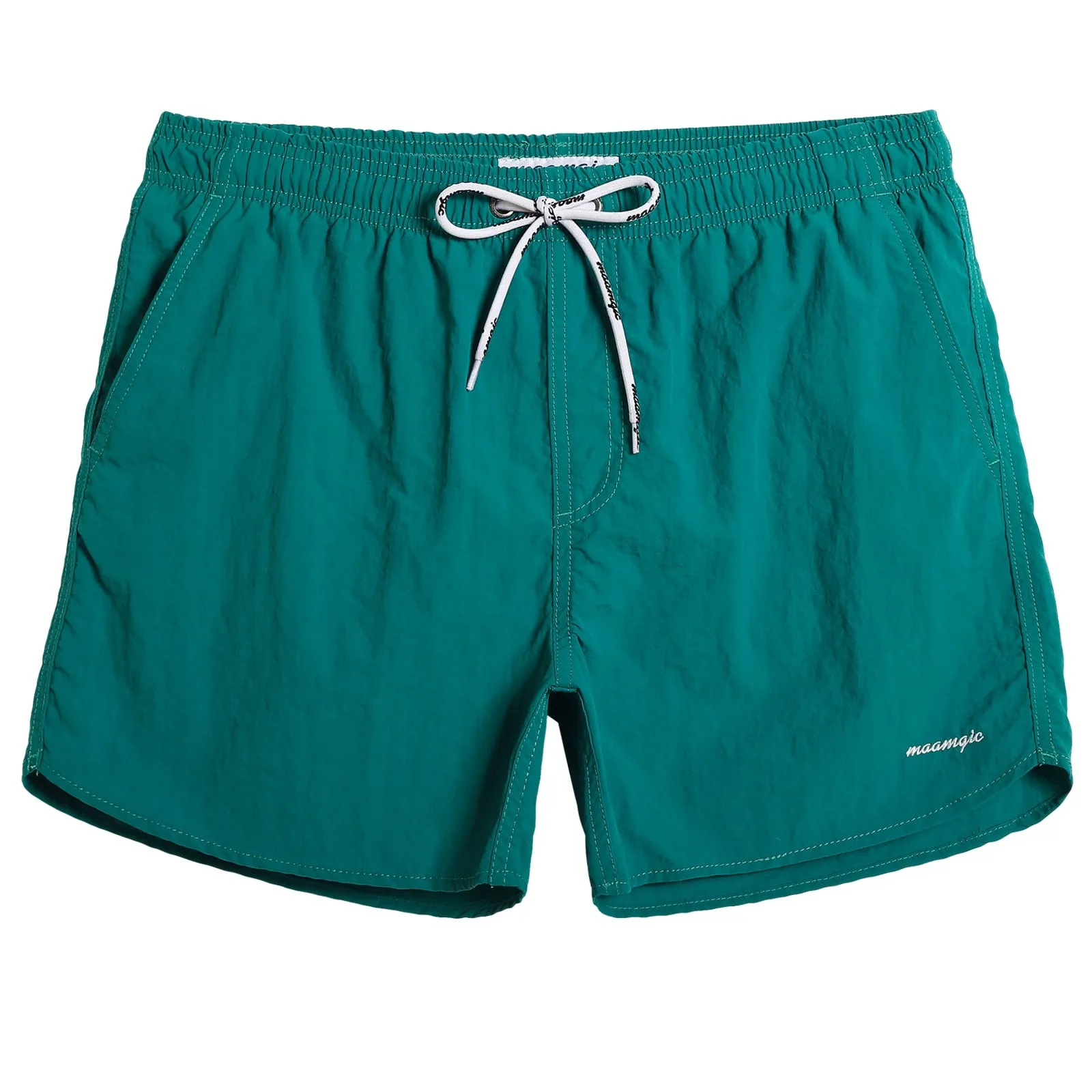Ocean Spectrum Nylon Solid Color Swim Trunks sold by maamgic