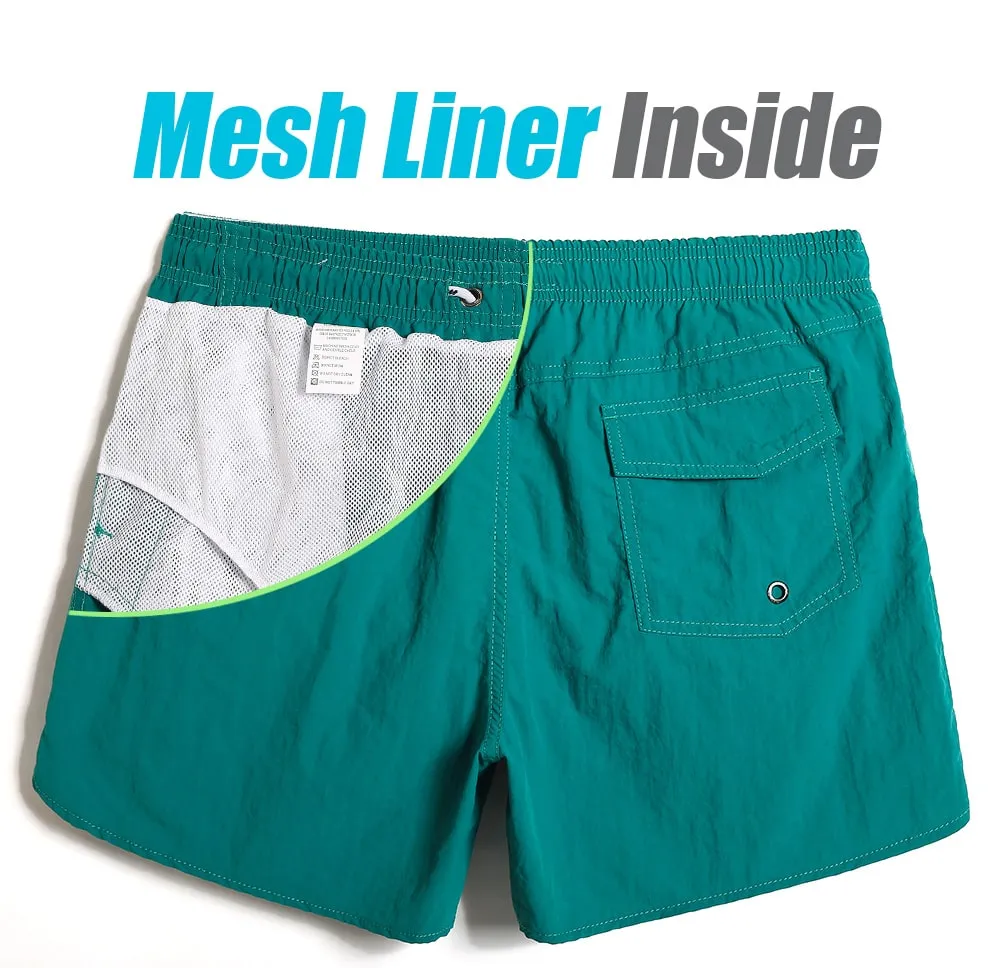 Ocean Spectrum Nylon Solid Color Swim Trunks sold by maamgic product image thumbnail 4