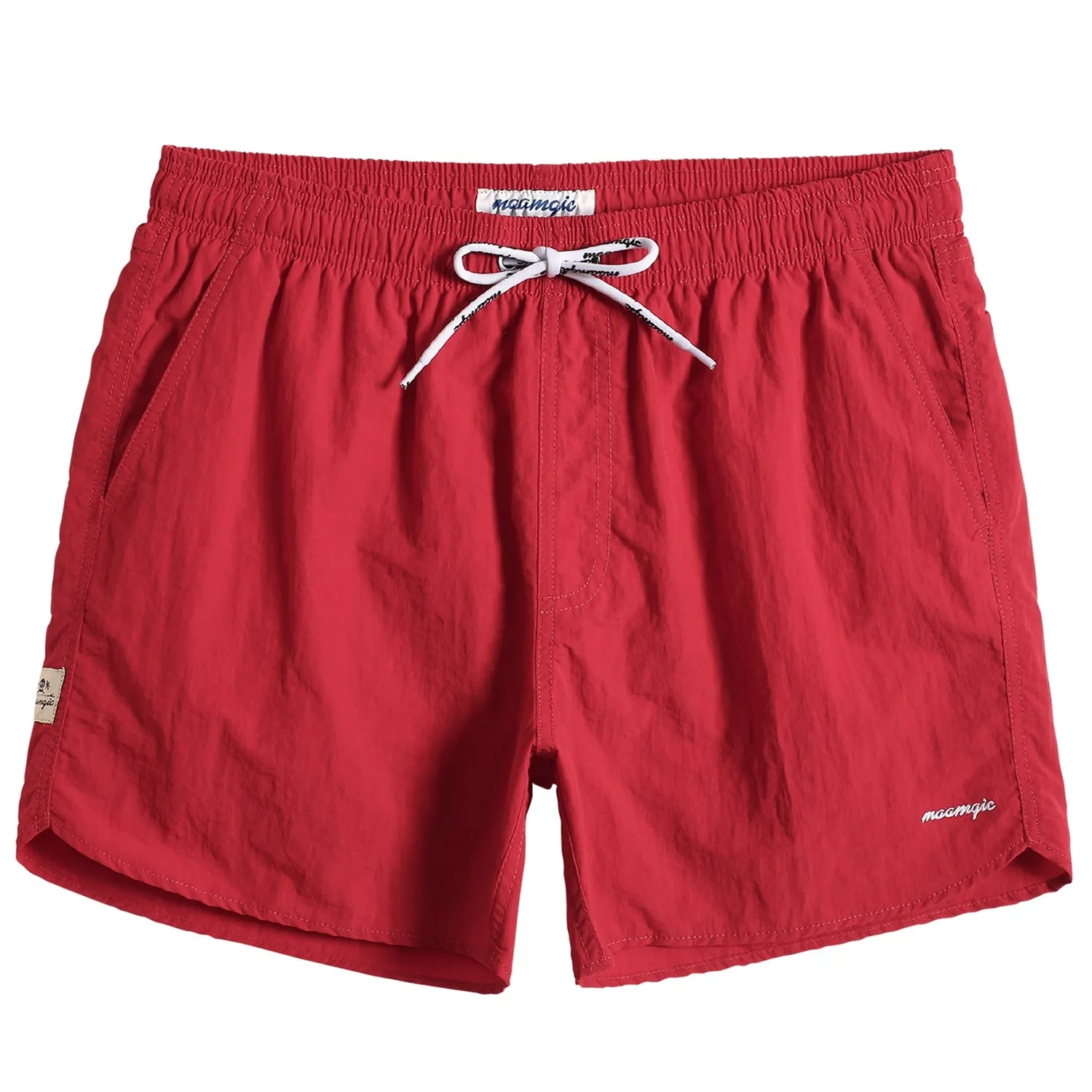 Ocean Spectrum Nylon Solid Color Swim Trunks sold by maamgic