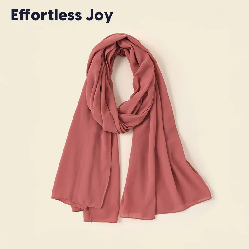 M Elegant Dusty Rose Scarf sold by maamgic