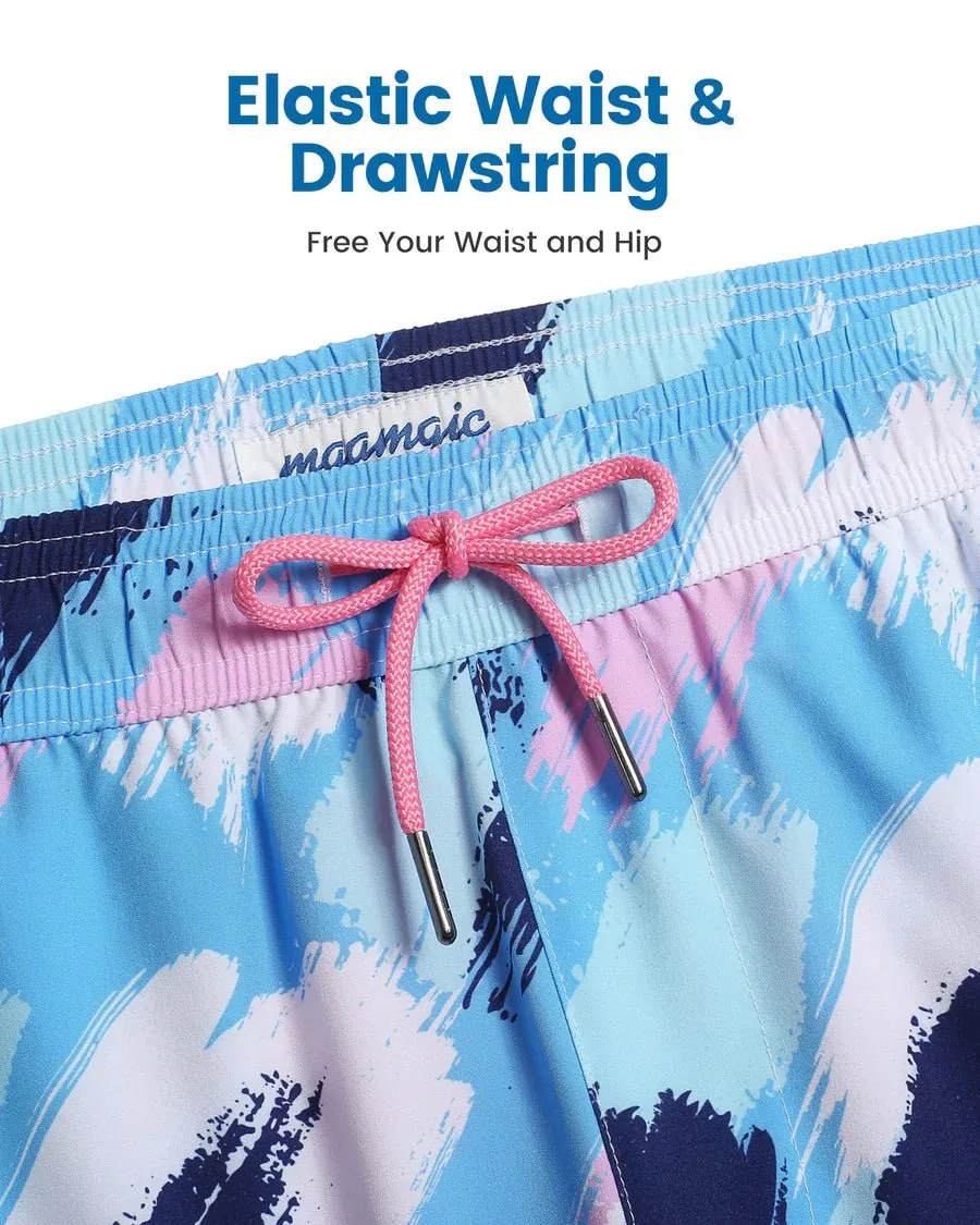 M Abstract Brushstroke Swim Shorts sold by maamgic product image thumbnail 2