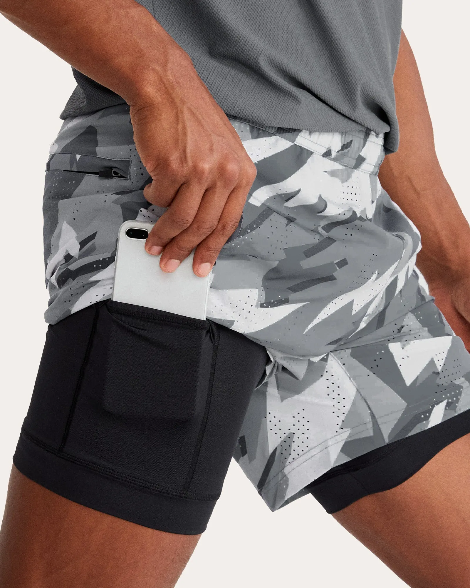 Bivie Sunrise Stride Breathable Gym Shorts sold by maamgic product image thumbnail 3