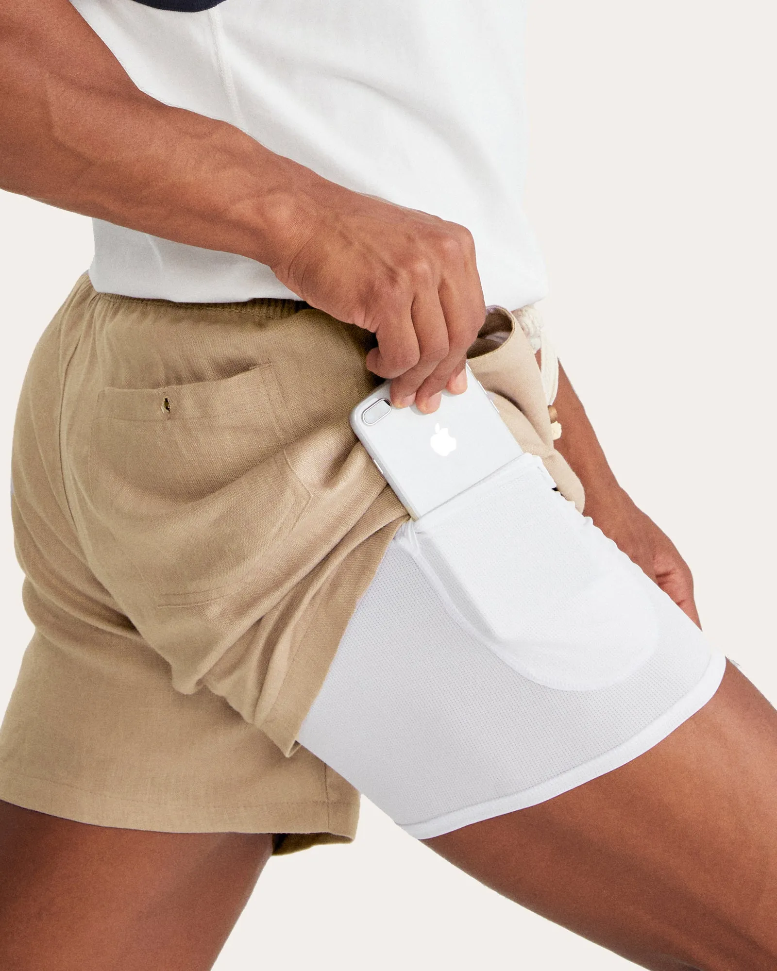 Linenova Breathable Linen Shorts sold by maamgic product image thumbnail 5