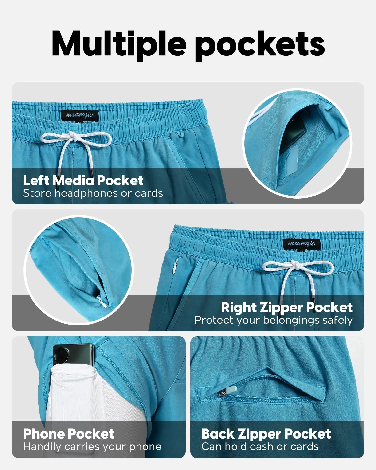 Jolt Backshore Bichrome Casual Shorts sold by maamgic product image thumbnail 5