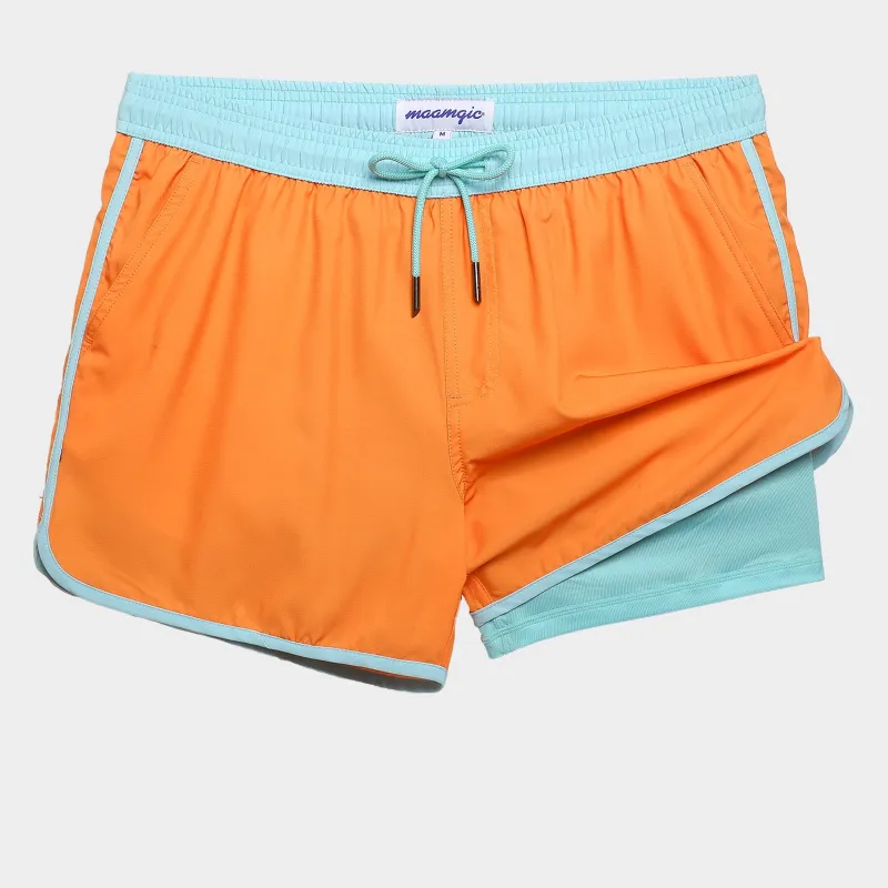 Retro 70s  Comfy Swim Trunks sold by maamgic