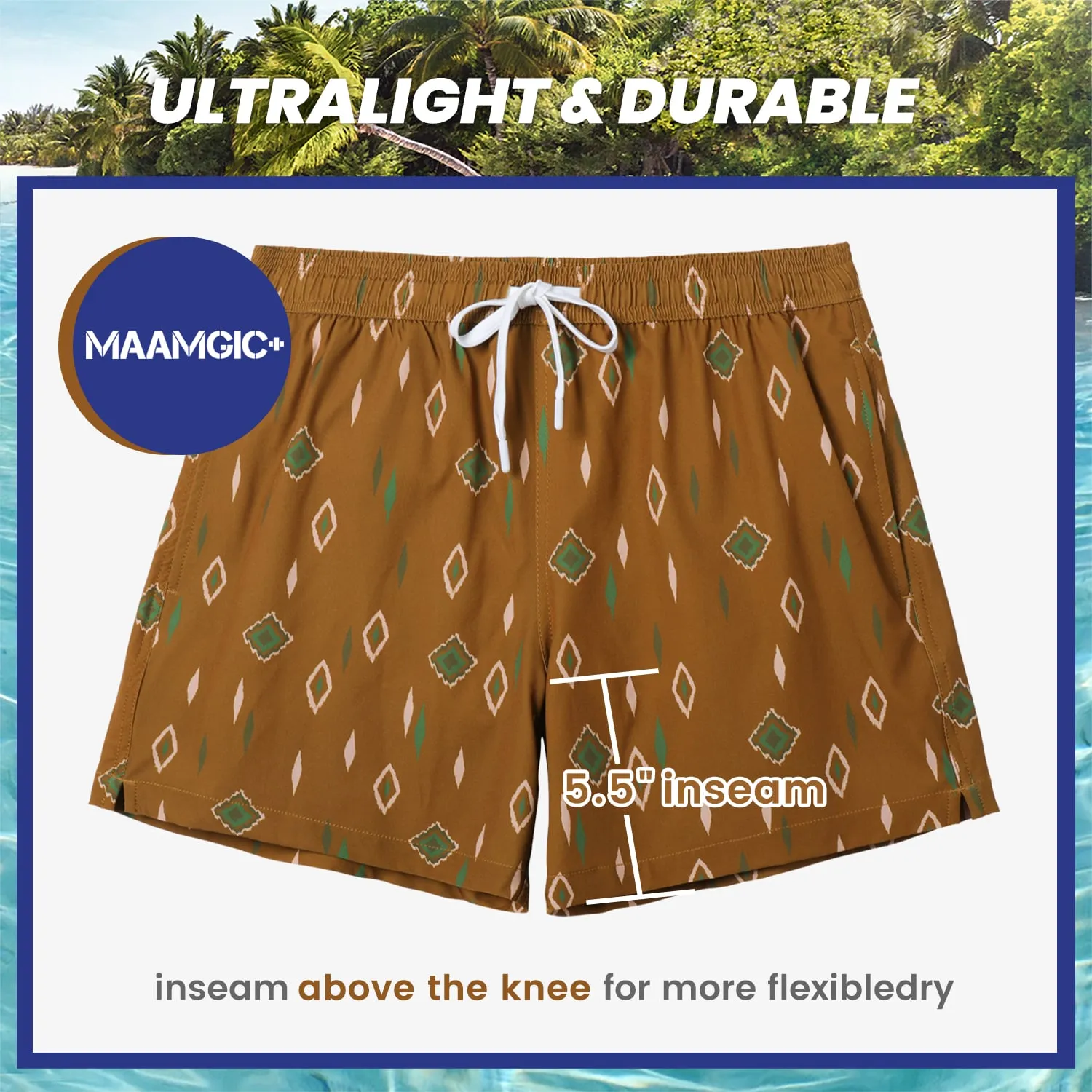 MAAMGIC+ | Blocklet Funliday Swim Trunks sold by maamgic product image thumbnail 5