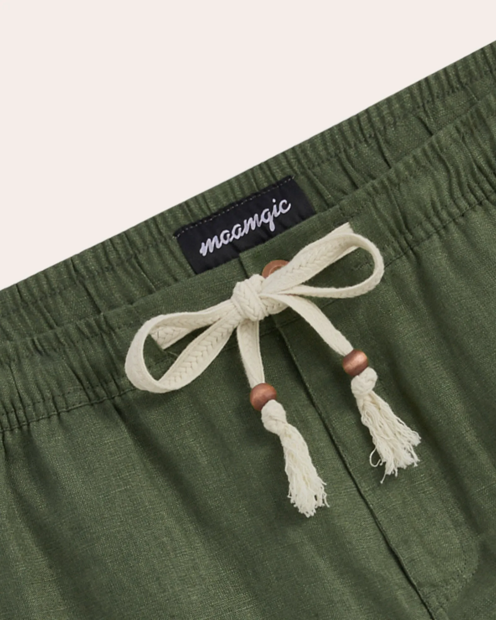 Linenova Strawing Linen Shorts sold by maamgic product image thumbnail 2