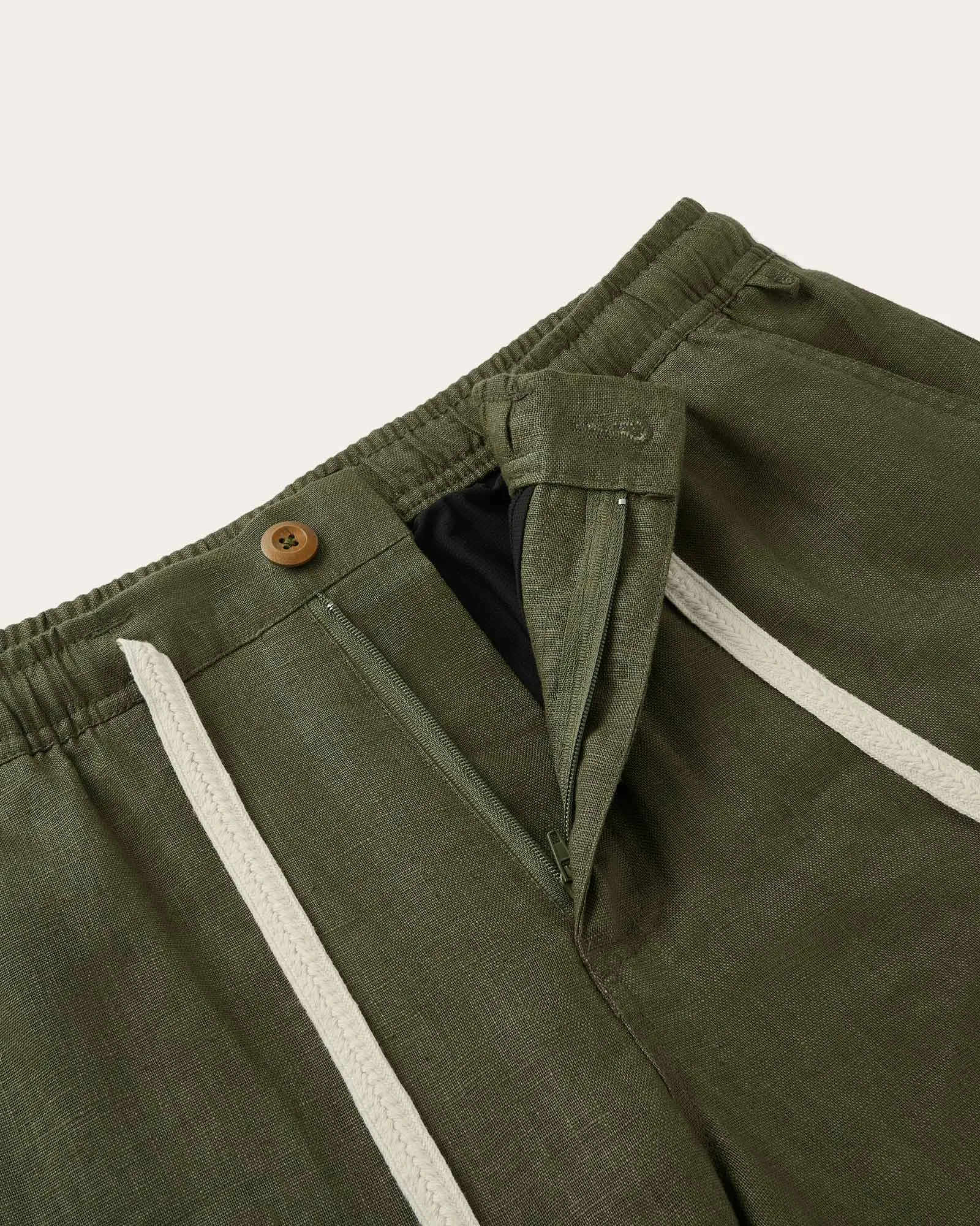 Linenova Strawing Linen Shorts sold by maamgic product image thumbnail 4