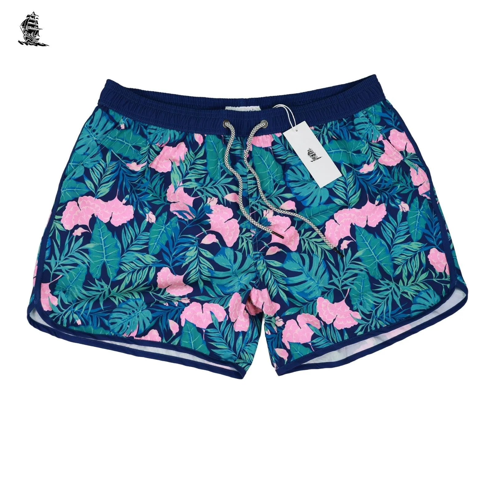 4.5 Inch Inseam Vintage Pin Swim Trunks sold by maamgic product image thumbnail 2