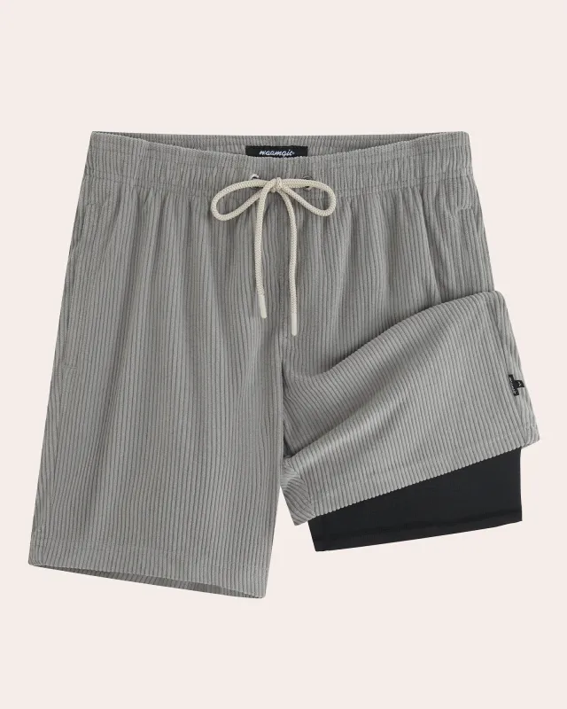 DailyCrod Casual Corduroy Shorts made by maamgic
