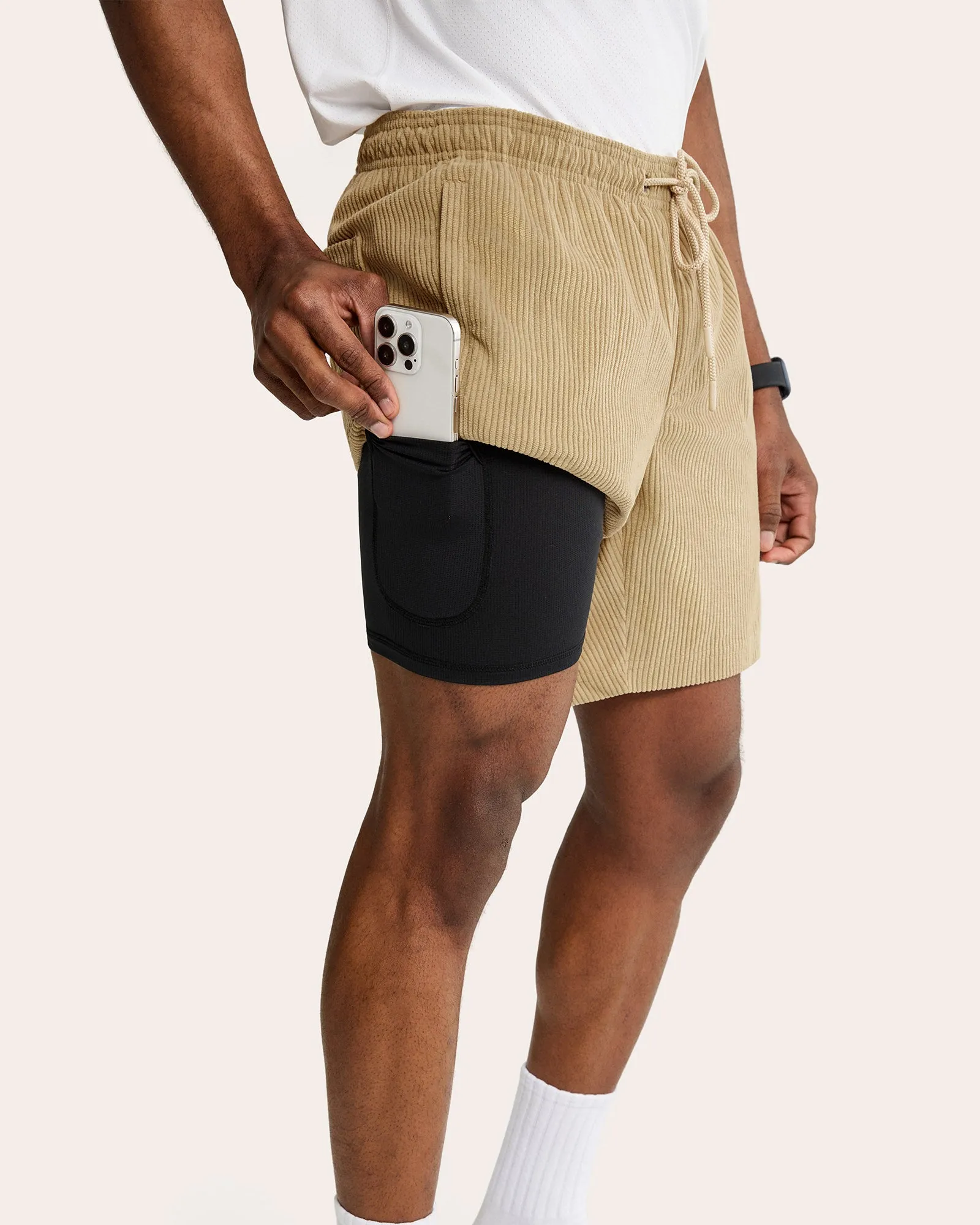 DailyCrod Casual Corduroy Shorts sold by maamgic product image thumbnail 4