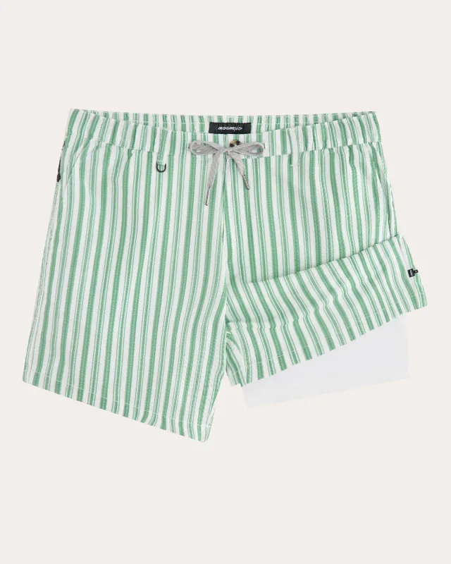 Cruise Striped Hybrid Shorts sold by maamgic