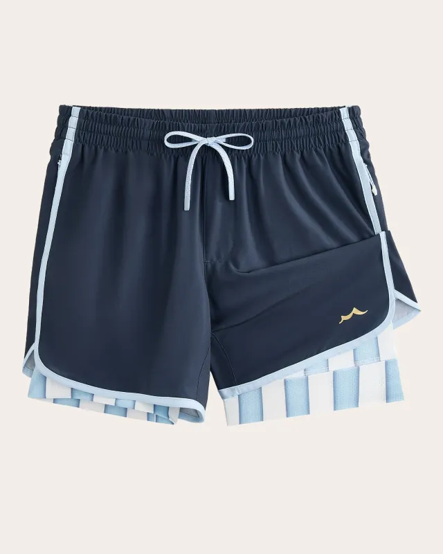RetroFit Long Lined Gym Shorts made by maamgic
