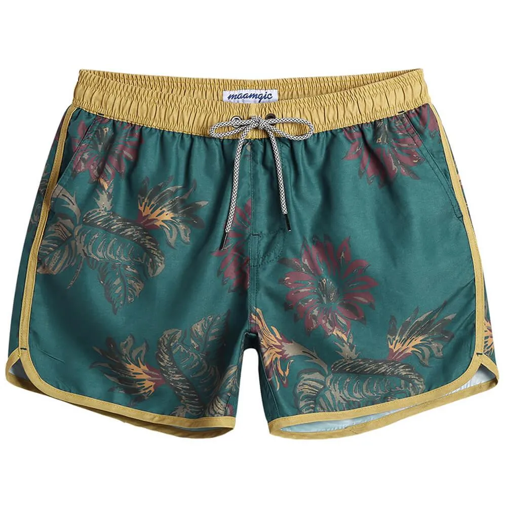 ChinoWave Floral Print Swim Trunks sold by maamgic