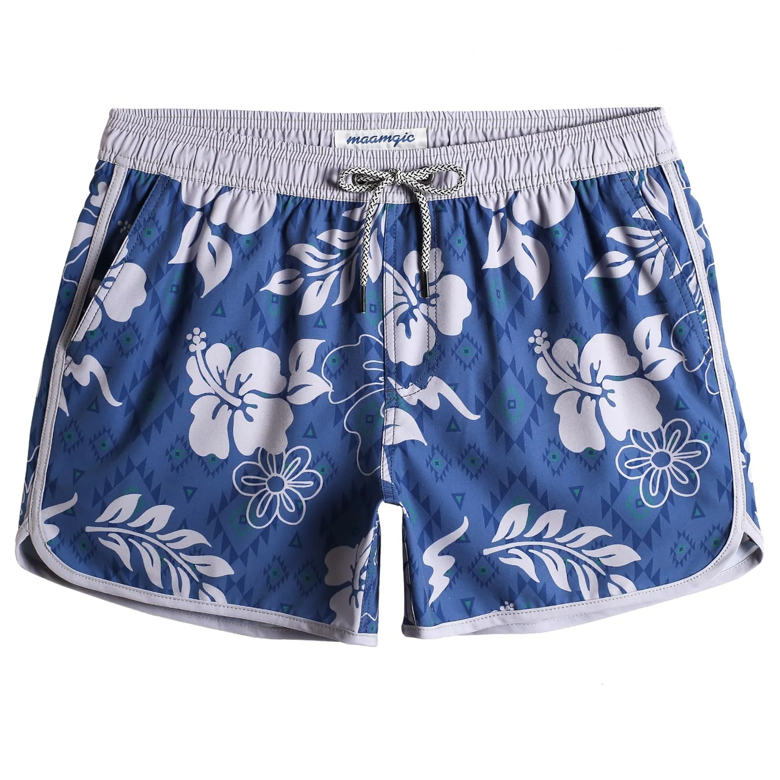 DreamScape Icy Floral Swim Trunks sold by maamgic