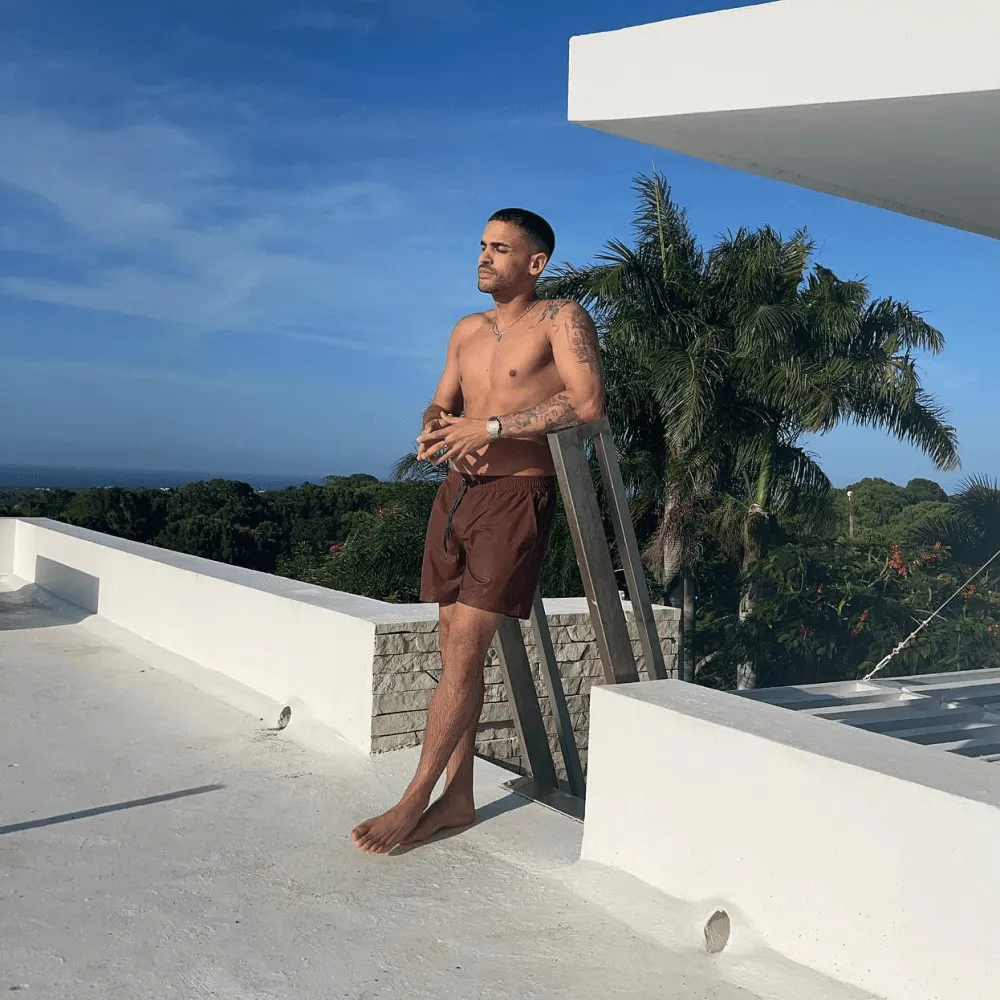 5.5 Inch Brown Weekend Volley Shorts sold by maamgic product image thumbnail 4