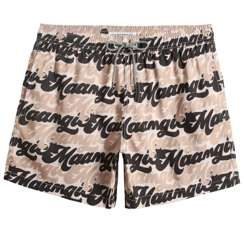Mystic M Logo Swim Trunks sold by maamgic