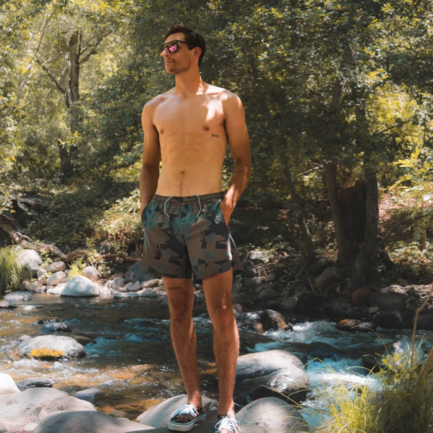 DripDoodle Short Lined Gym Shorts sold by maamgic product image thumbnail 4