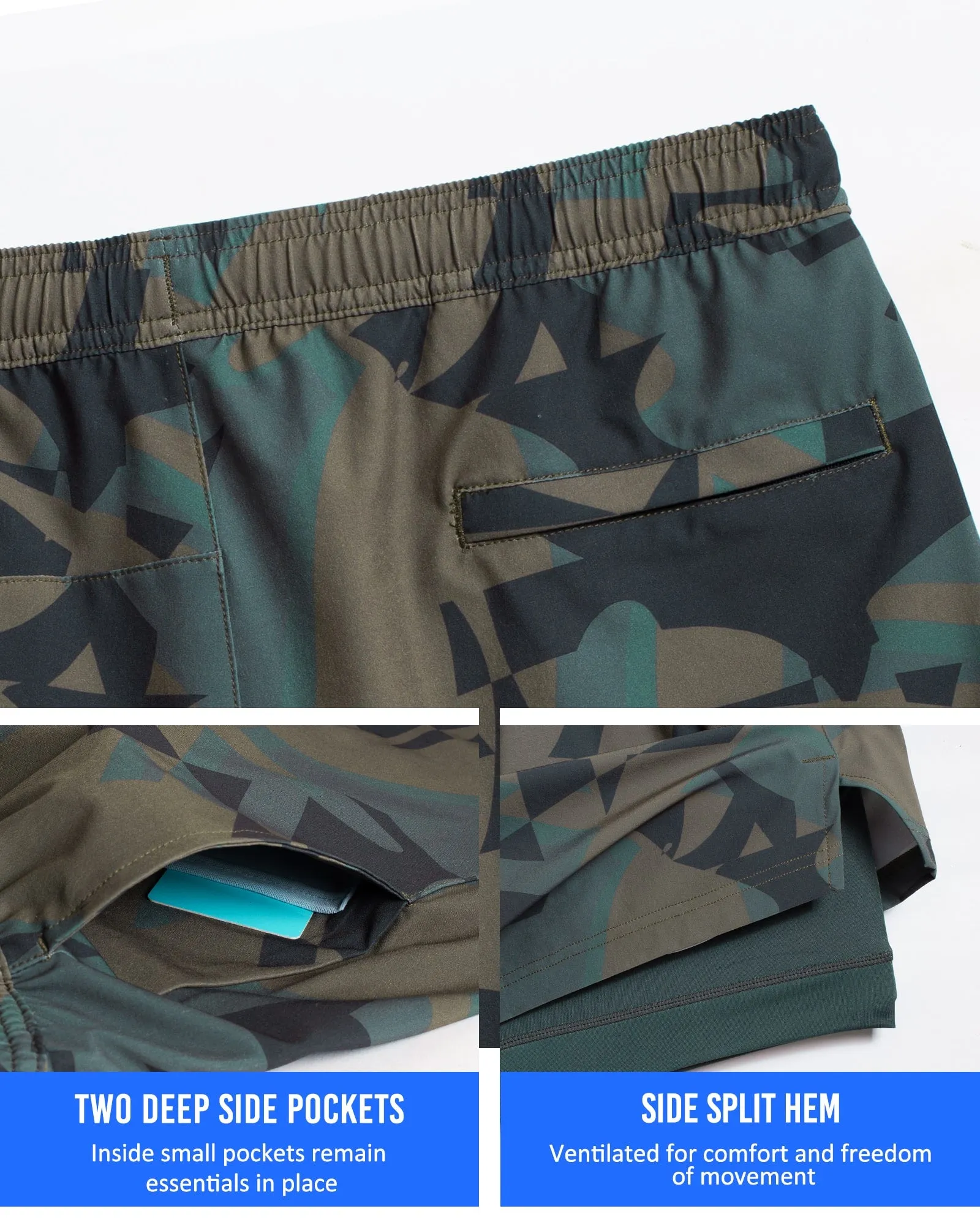 DripDoodle Short Lined Gym Shorts sold by maamgic product image thumbnail 5