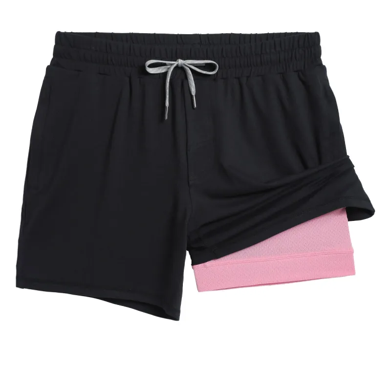 2 in 1 Stretch Short Lined Pickleball Workout Shorts sold by maamgic