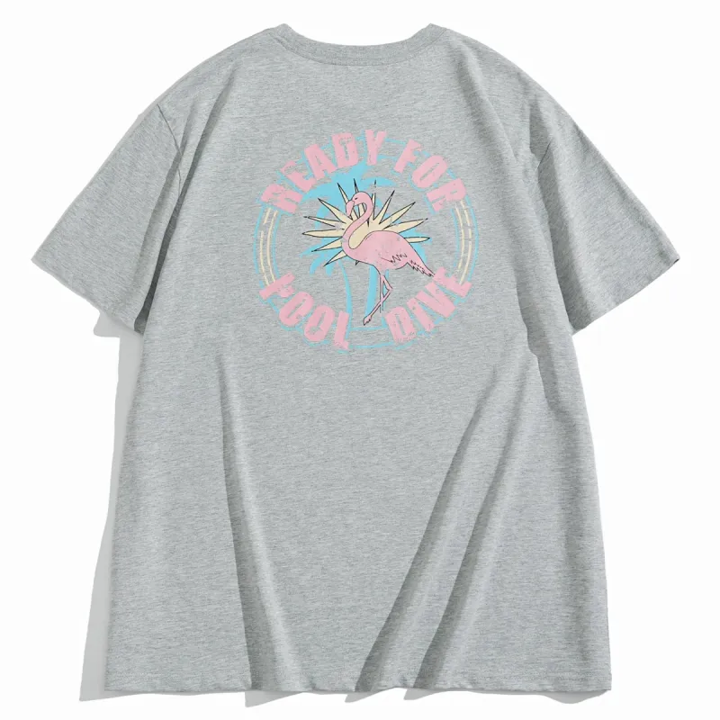 AlohaVibe Breathable Flamingo T-Shirt sold by maamgic