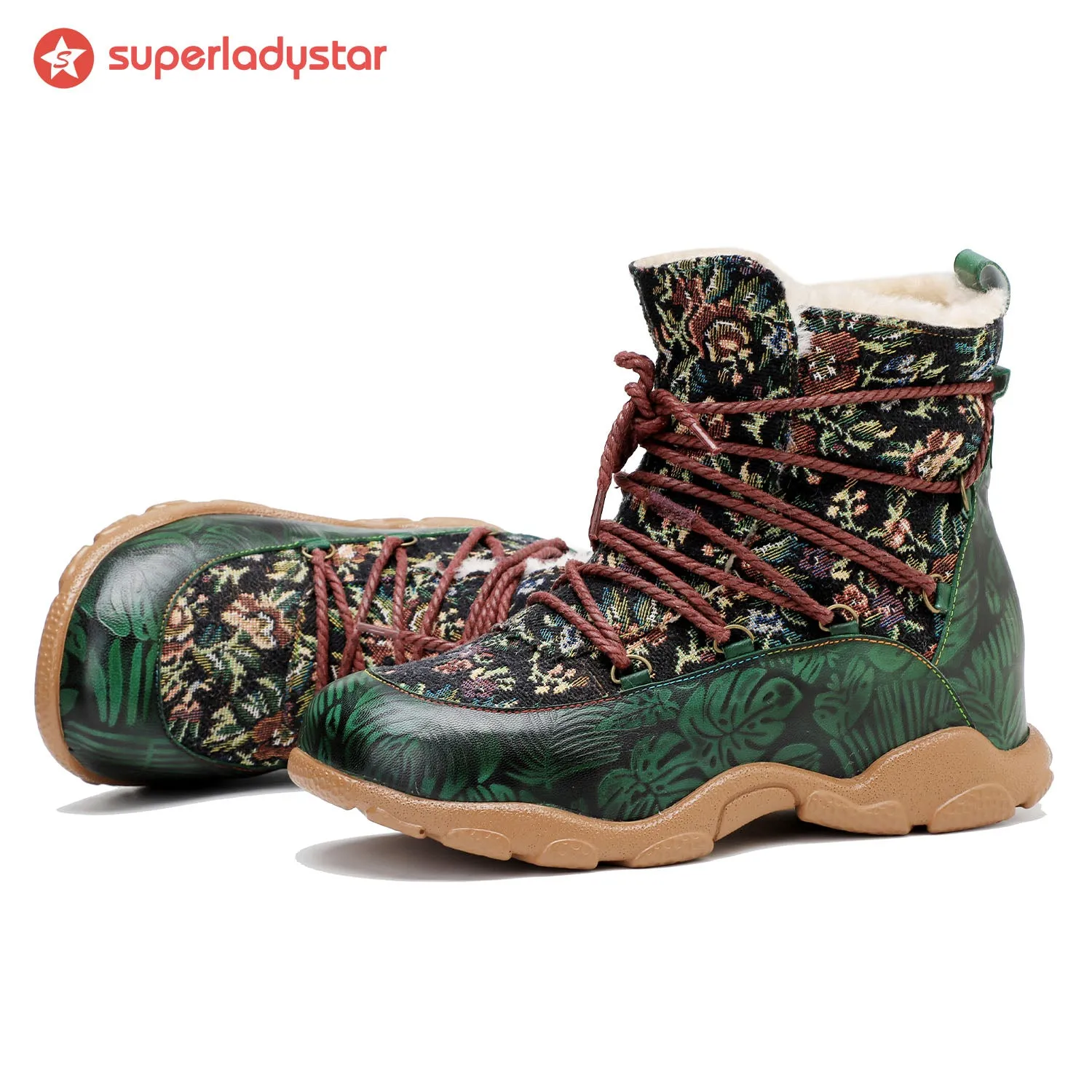Vintage Handmade Comfortable Casual Ankle Boots sold by superladystar product image thumbnail 4