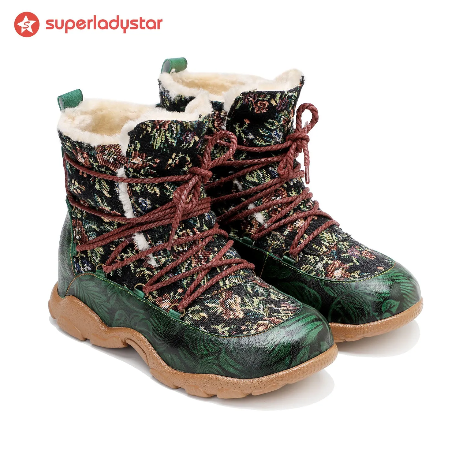 Vintage Handmade Comfortable Casual Ankle Boots sold by superladystar product image thumbnail 5