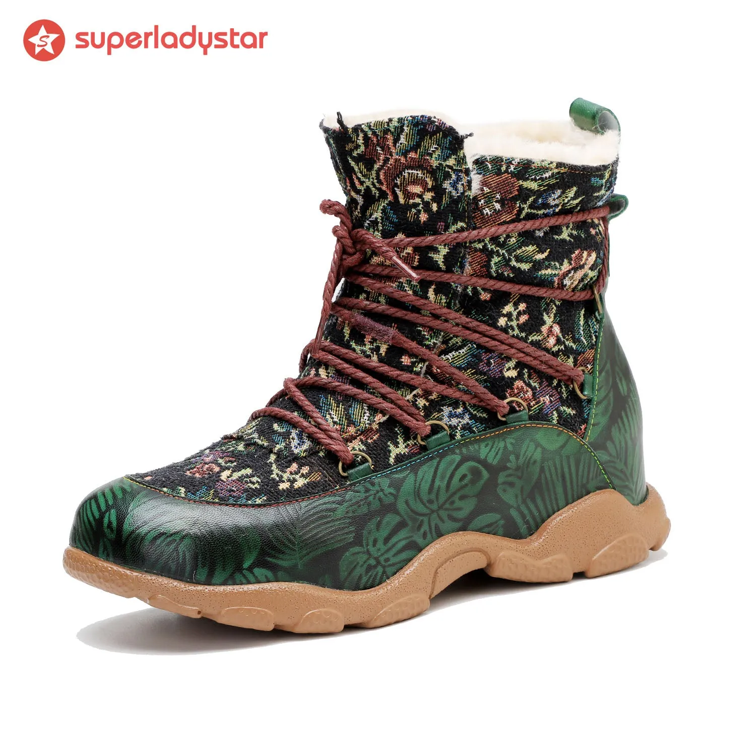 Vintage Handmade Comfortable Casual Ankle Boots sold by superladystar product image thumbnail 2