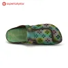 Vintage Handmade Hollow Printed Colorful Slipper sold by superladystar