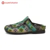Vintage Handmade Hollow Printed Colorful Slipper sold by superladystar