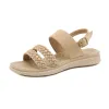 Fashion Retro Woven Comfortable Sandals sold by superladystar