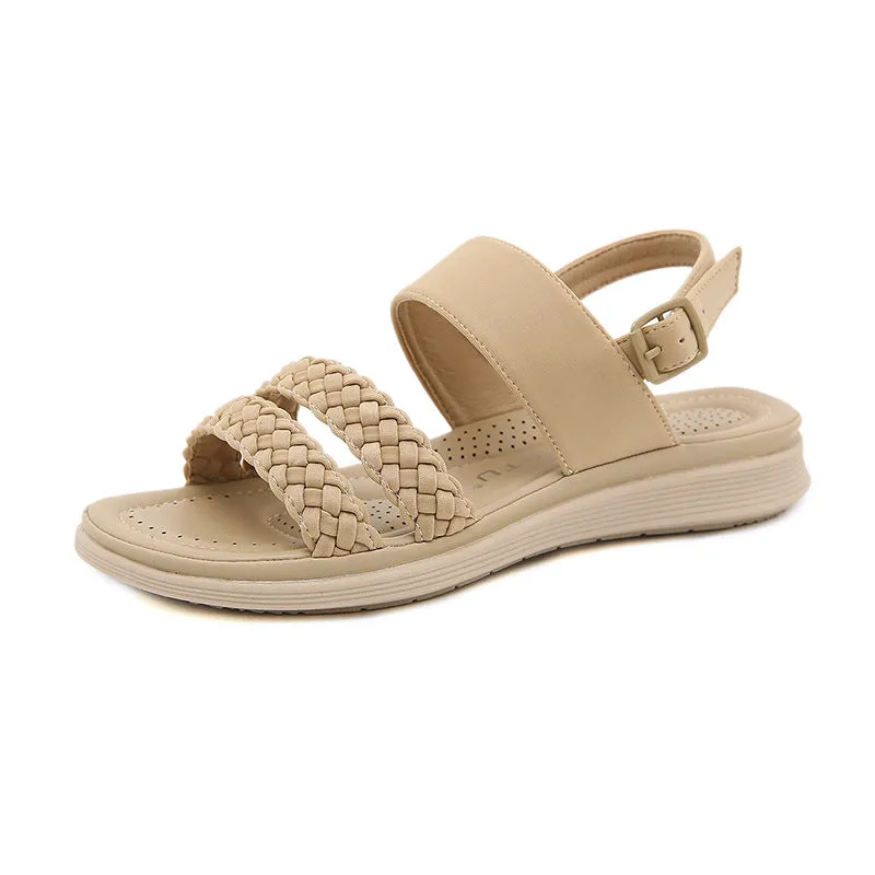 Fashion Retro Woven Comfortable Sandals sold by superladystar product image thumbnail 3