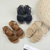 Fashion Retro Woven Comfortable Sandals sold by superladystar