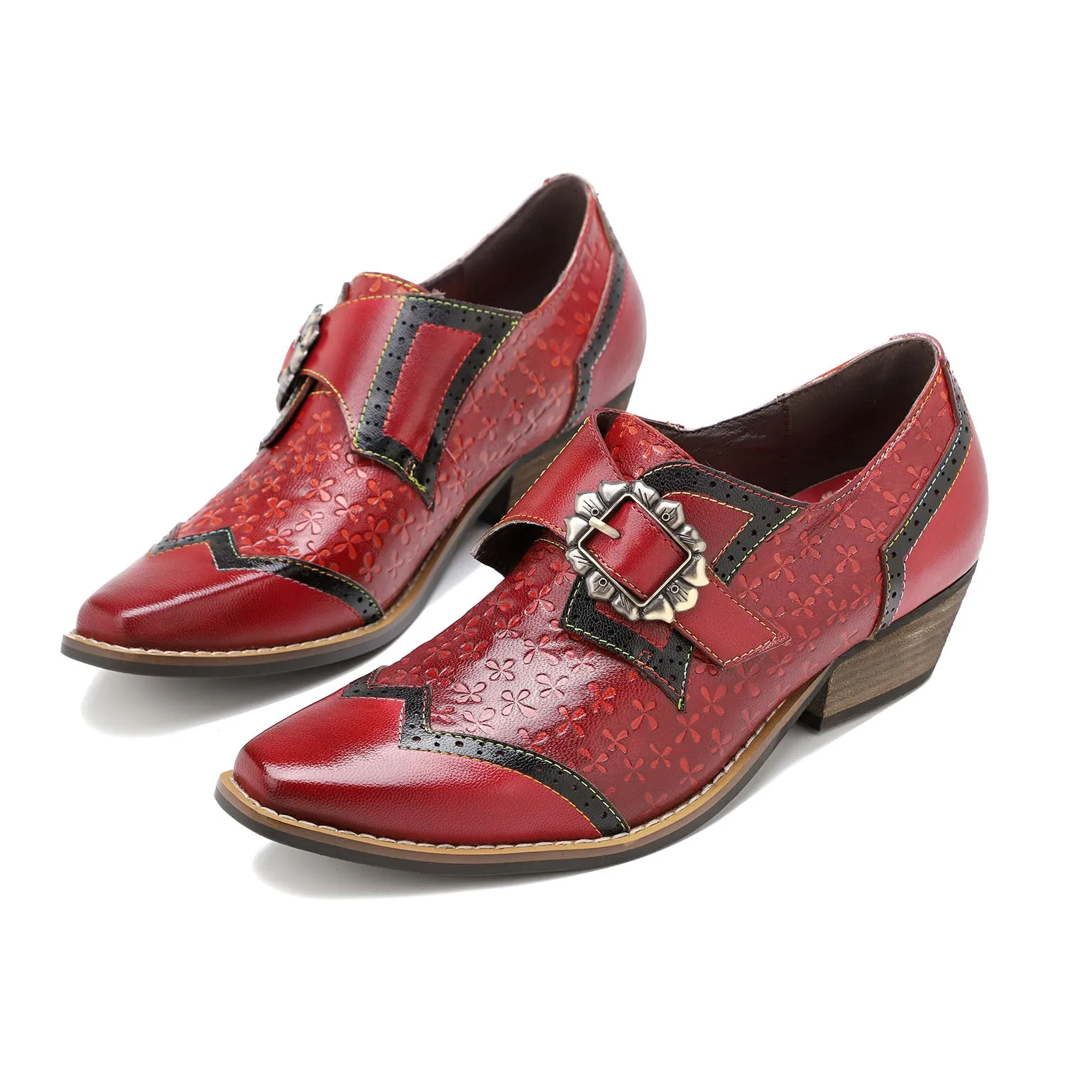 Brock Low-heel Leather Shoes sold by superladystar product image thumbnail 4