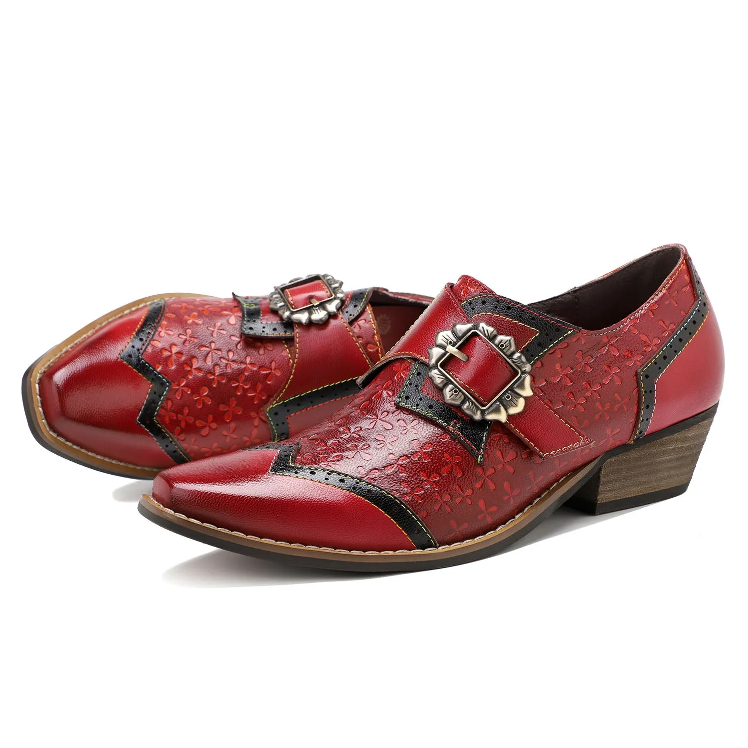 Brock Low-heel Leather Shoes sold by superladystar product image thumbnail 3