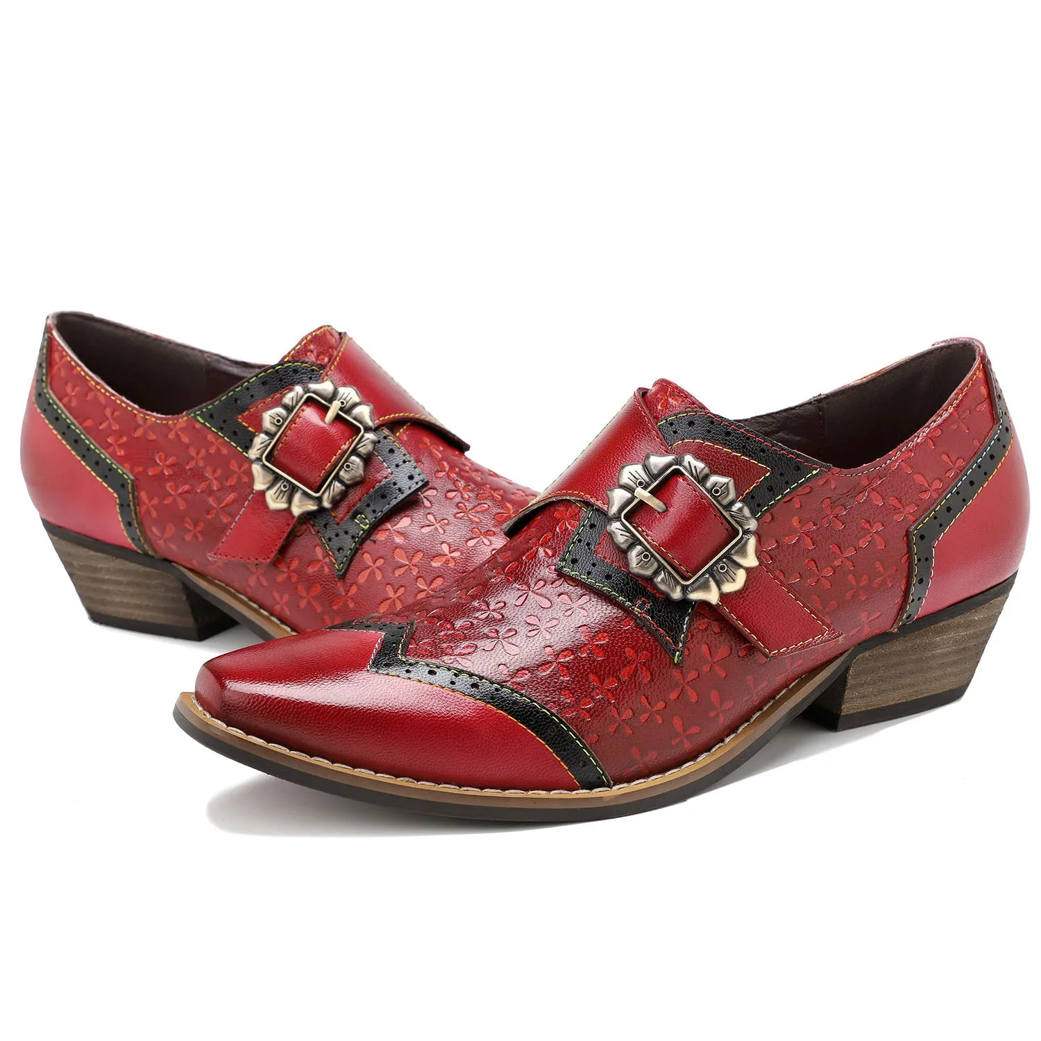 Brock Low-heel Leather Shoes sold by superladystar product image thumbnail 2