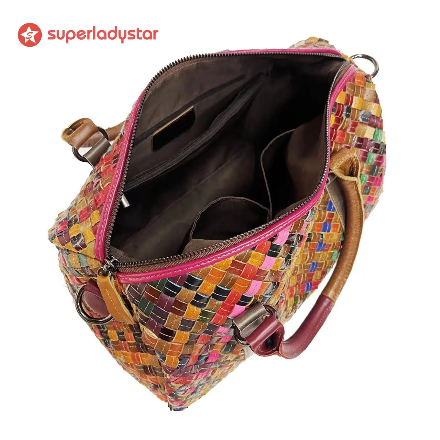 Retro Floral Color Matching Fashion Handbag sold by superladystar product image thumbnail 5