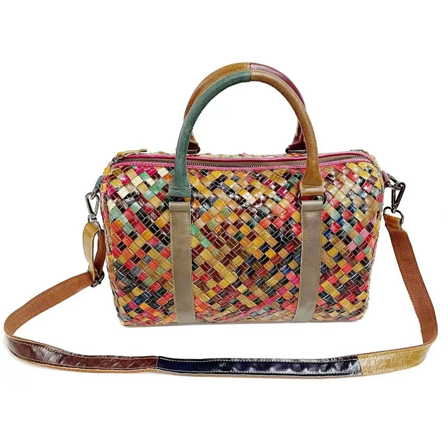 Retro Floral Color Matching Fashion Handbag sold by superladystar