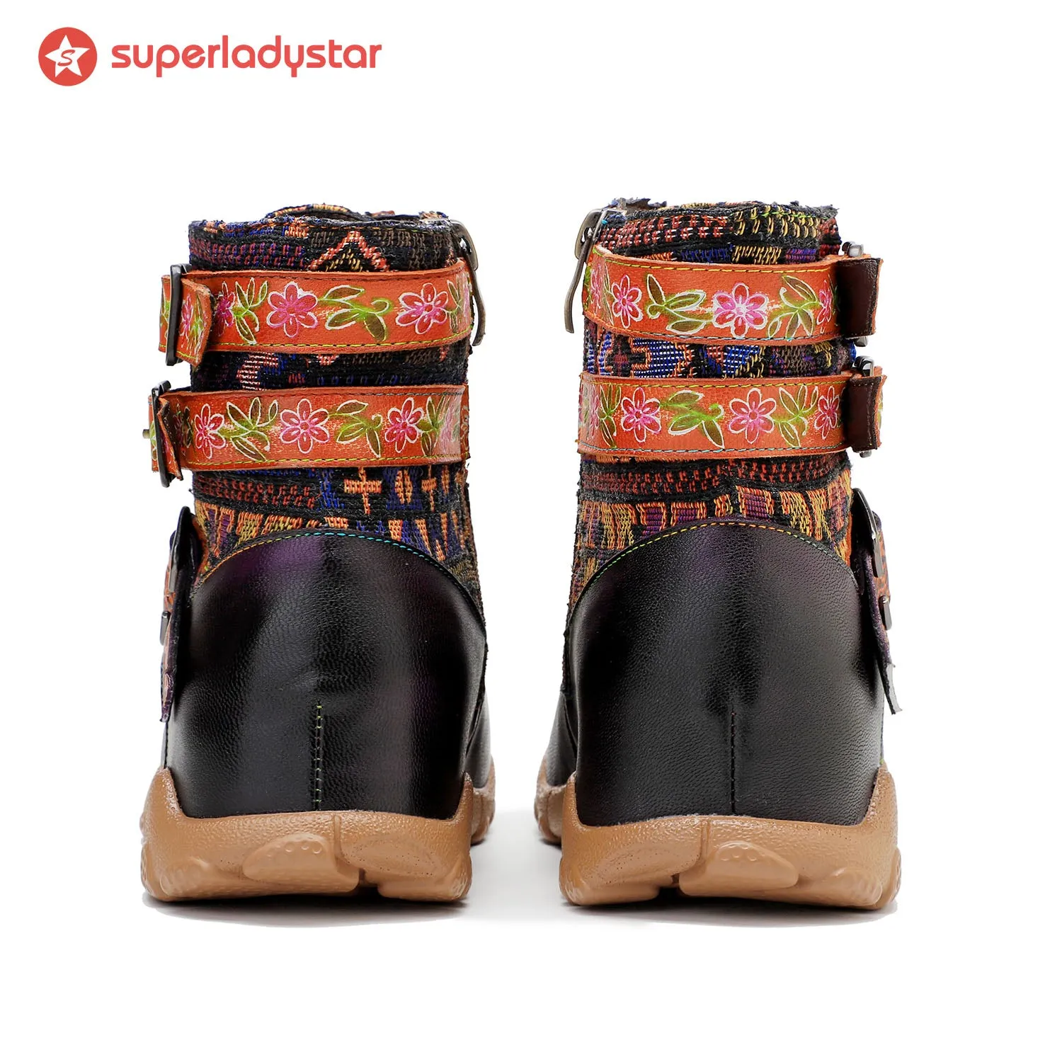 Leather Handmade Comfortable Walking Boots sold by superladystar product image thumbnail 5