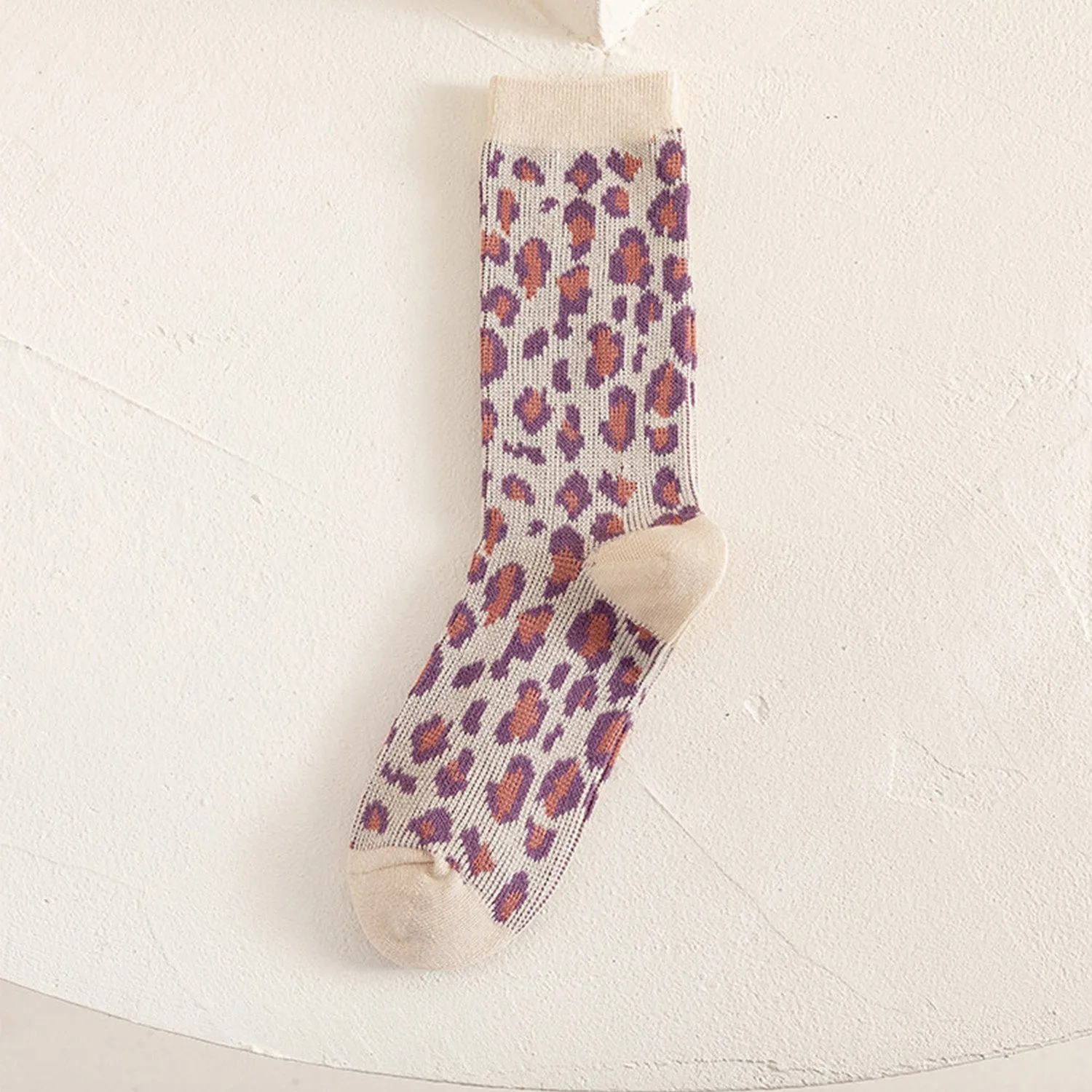 Warm Purple Combination Cotton Socks sold by superladystar product image thumbnail 5