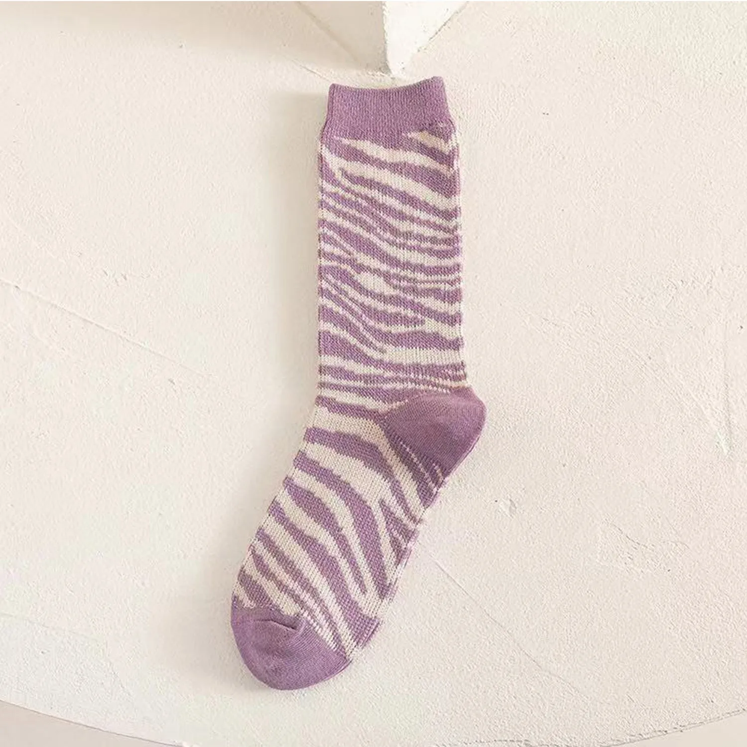 Warm Purple Combination Cotton Socks sold by superladystar product image thumbnail 4