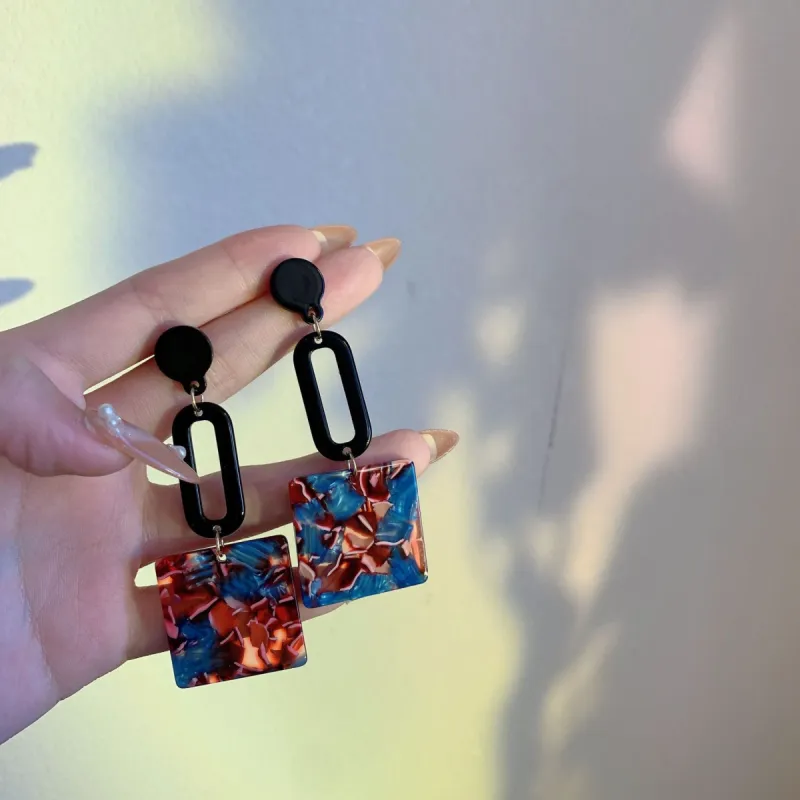 Acrylic Vintage Artistic Earrings sold by superladystar