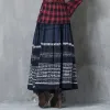 Embroidered Striped Patchwork Skirt sold by superladystar