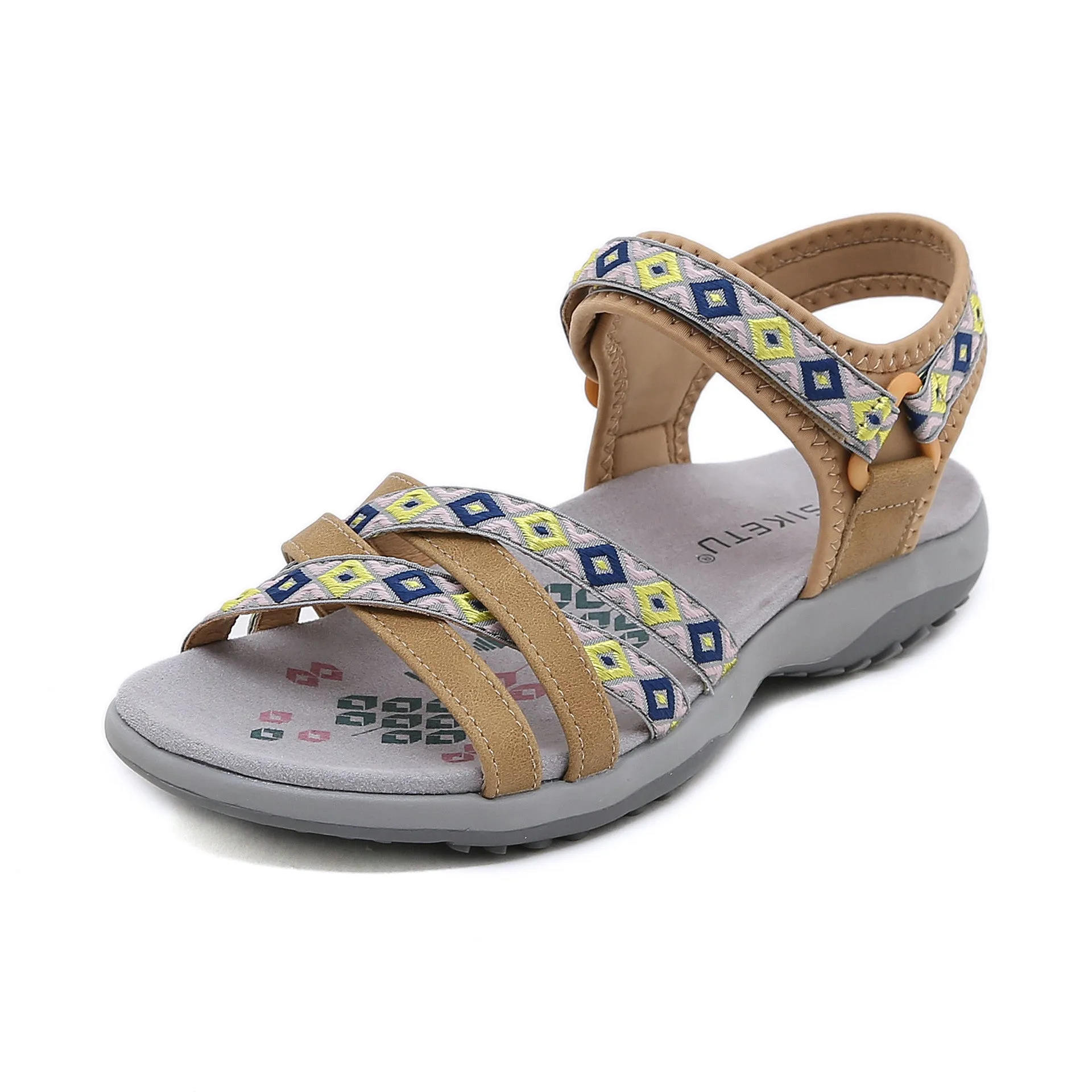 Sporty Print Velcro Sandals sold by superladystar product image thumbnail 2