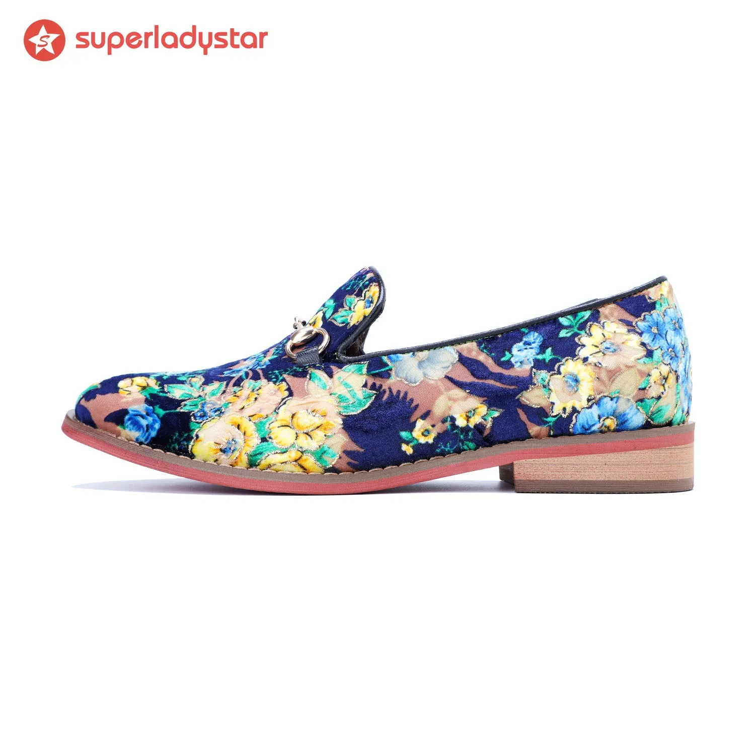 Blue Multicolor Comfortable Casual Flats sold by superladystar product image thumbnail 5