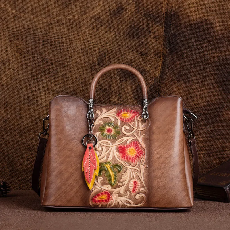 Sleek Simple Casual Leather Tote sold by superladystar