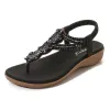 Stylish Metallic Woven Flat Sandals sold by superladystar