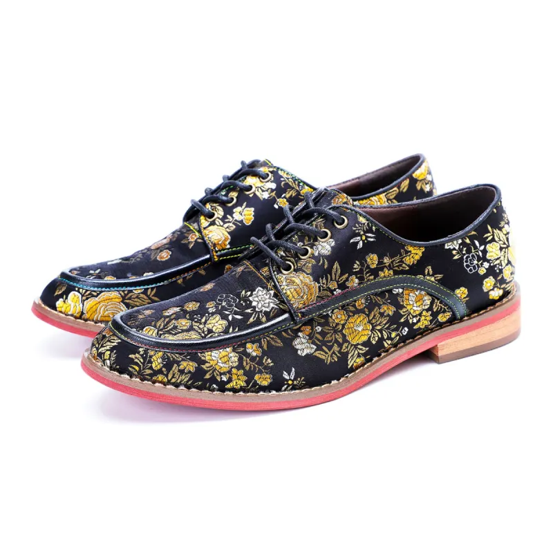 Golden Blossoms Casual Flats sold by superladystar