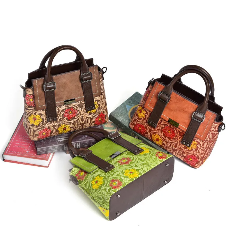 Classy Retro Floral Handstitched Crossbody sold by superladystar product image thumbnail 5